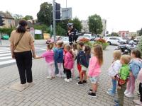Spotkanie z Policjantami na skrzyżowaniu- gr. Jagódki