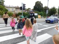 Spotkanie z Policjantami na skrzyżowaniu- gr. Jagódki