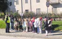 Spotkanie z Policjantami na skrzyżowaniu – grupa „Jabłuszka