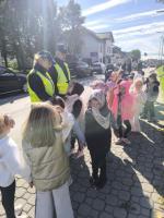 Spotkanie z Policjantami na skrzyżowaniu – grupa „Jabłuszka