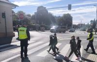 Spotkanie z Policjantami na skrzyżowaniu – grupa „Jabłuszka