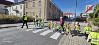 Spotkanie z Policjantami na skrzyżowaniu – grupa „Cytrynki” 