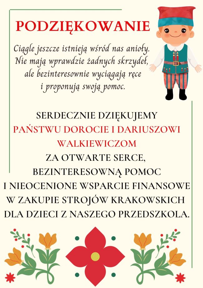 Podziękowanie