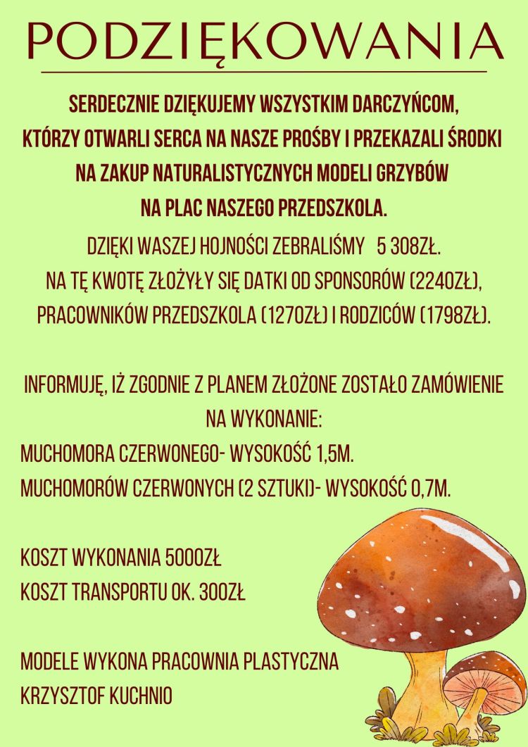 Podziękowania